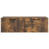 Wall Mounted TV Cabinet Smoked Oak 98 x 41 x 30 cm