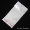 100Pcs Sealable Plastic Transparent Small Packaging Bag For Jewelry