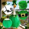 Irish Themed Geese Outfit For Patio Decoration Perfect For Patricks Day Celebration And Spring Parties