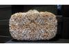 Mermaid handmade diamond-encrusted evening bag foreign trade empty metal hard box full of diamonds hand bag for women Stone Clut