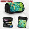 1pc Koi Fish Pencil Case Suitable for Schools, Offices, Travel - Double Layer Flip Cover with Zipped Closure, Multi-Layer Storage Bag, Koi Fish Design