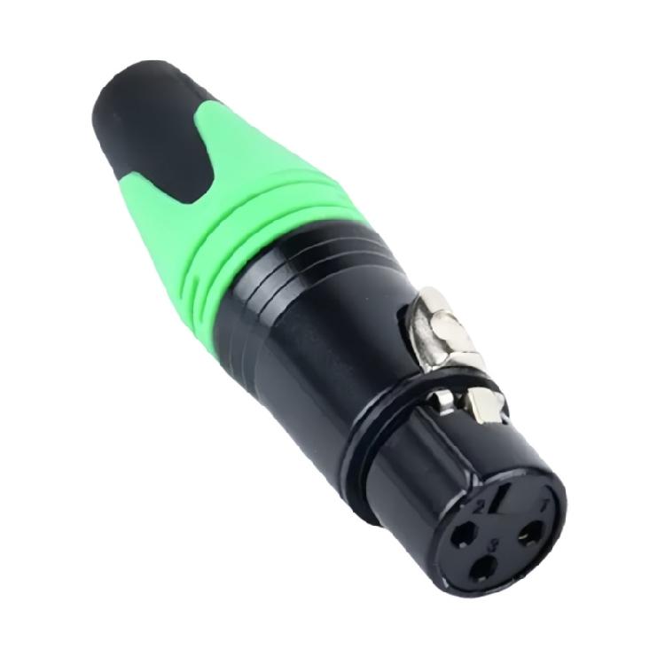 Heavy Type XLR Male Female Connector Zincs Alloys XLR Cable Connector For Stable And Secure Audios Connection