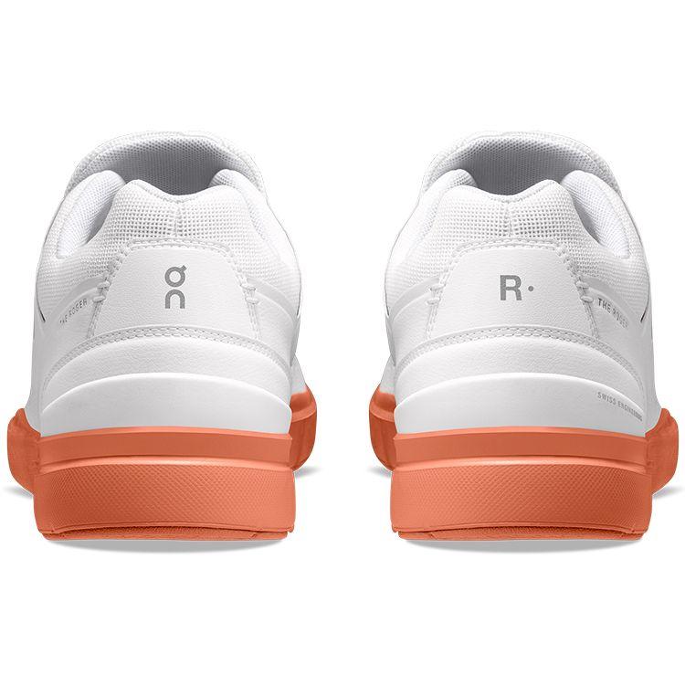 On Roger Synthetic Leather N-Slip Wear-Resistant Lightweight Low-Top Sneakers Men Sneakers White Orange 48.98962