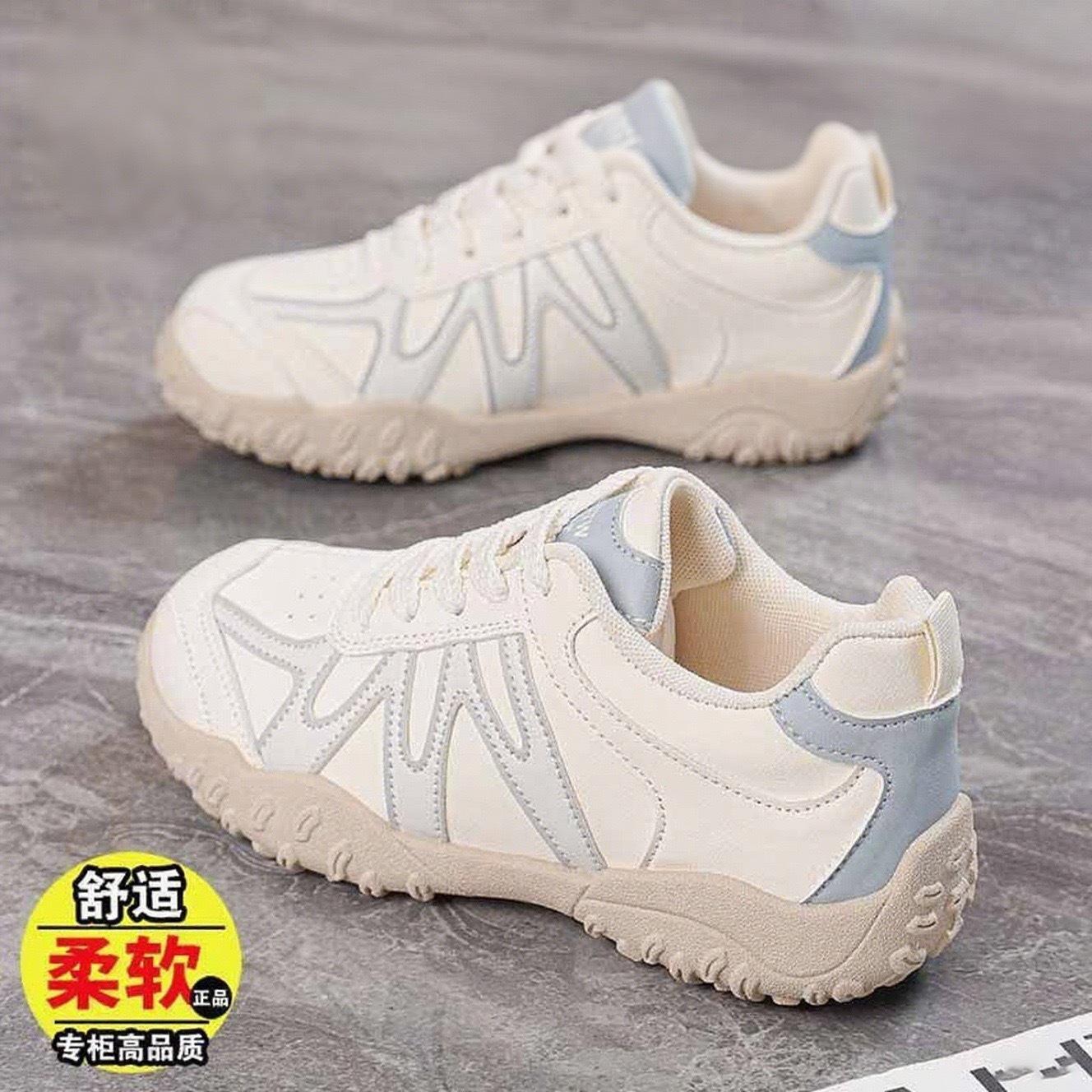 Leather Dexun shoes 22 new autumn super fire lightweight soft-soled sports shoes ultra-light running shoes 35