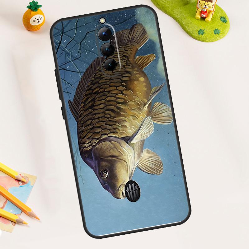 CARP FISH FISHING Case For ZTE Nubia RedMagic 11 9 8 10 Pro Plus 8S 9S 10S Pro 5G 5S 6 7 6S 7S Pro 11 Air Cover