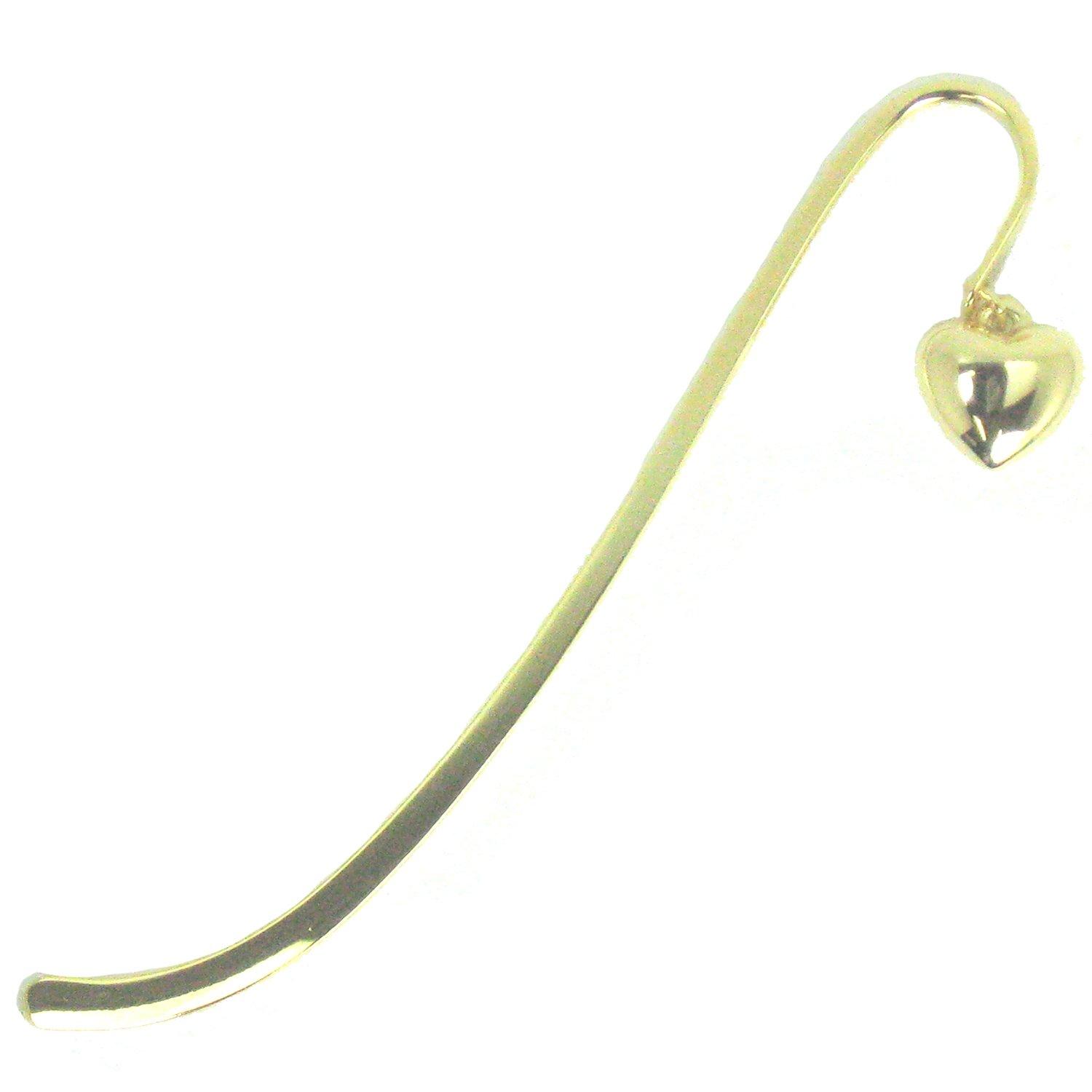 

Nagao Bookmark Bookmarker Heart Gold Plated Made in Japan