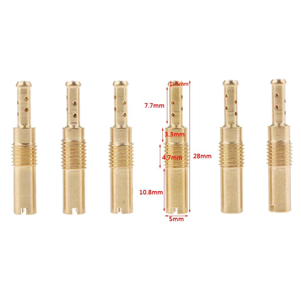 F Fityle 6pcs Pilot Jet Slow Jet #32#35#38#40#42#45