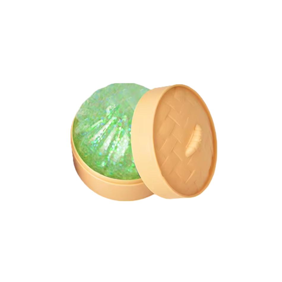 Mini-Quetsch-Dumpling, realistisches Brötchen, sensorisches Fidget-Spielzeug, farbiger Glitzer-Dampfbrötchen-Dekompressionsball, kleines Quetschspielzeug