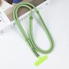 Adjustable Self-Locking Anti-Loss Lanyard for Mobile Phones with Weaving Card Short Wrist Strap And Long Neck Strap Compatible w