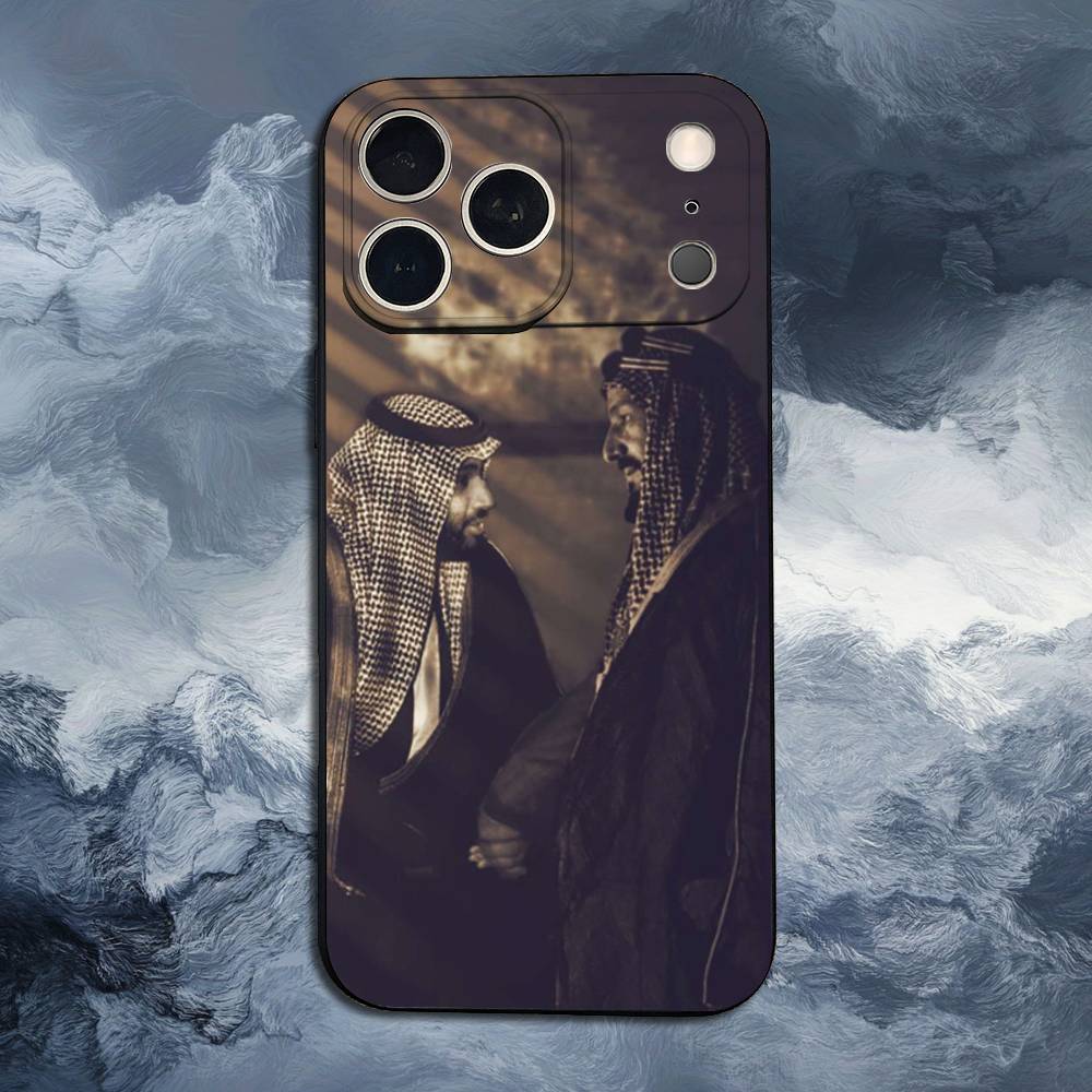 

Salman Saudi Arabia For iPhone 12,16,11,14,15,17,13,X,Mini,SE,Max,8,7,XR,XS,Plus,Pro,Soft Silicone Black Case iPhone14Plus