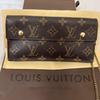 Used Monogram Portefeuille Accordion with Chain, Box, Dust Bag, and Storage Bag