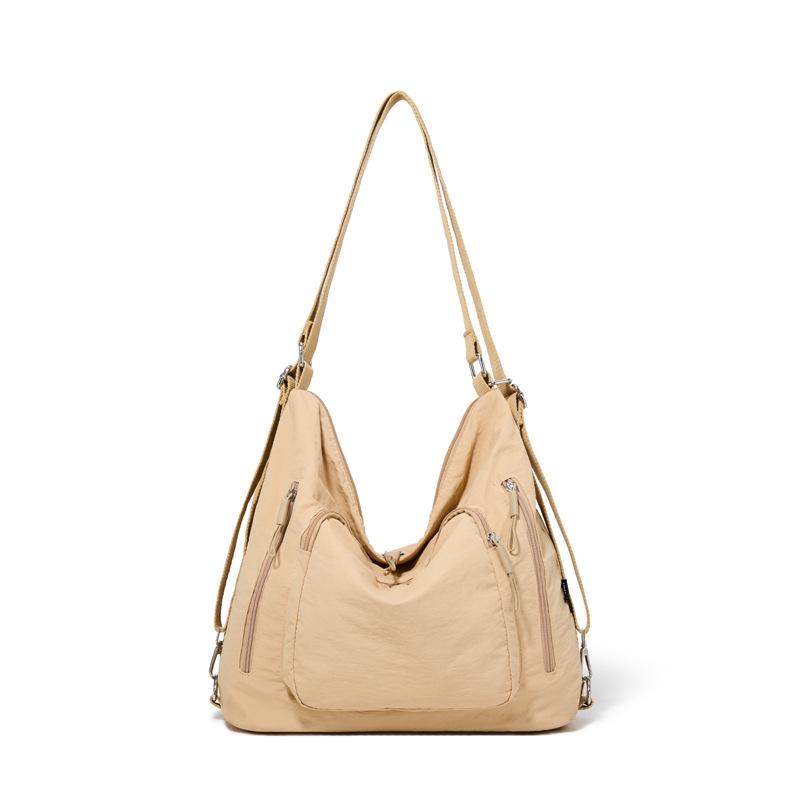 

Модная нейлоновая сумка-тоут кроссбоди в университетском стиле: Спортивная, Вместительная, Одноплечевая сумка в японском и корейском стилях One Size хаки