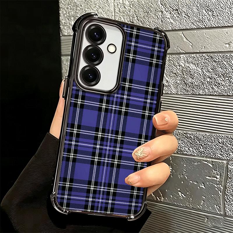 Clan Stewart Tartan Plaid Pattern Soft Phone Case For Samsung A17 A27 A07 A37 A57 A16 A56 A15 A55 A14 A54 A13 A53 A26 A36 A25 A3