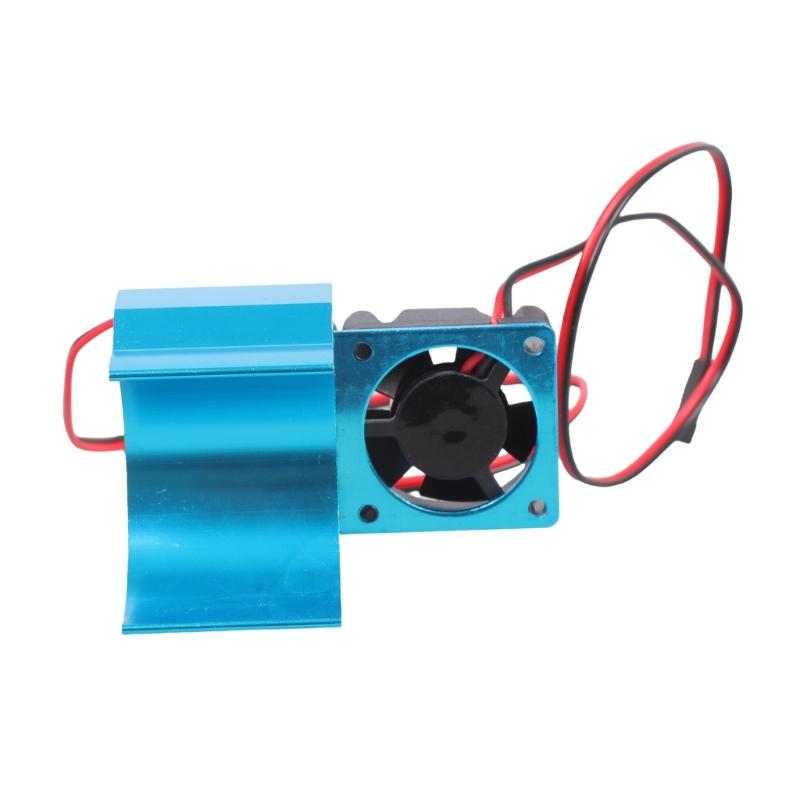 Double Cooling Fan Set For 540 3660 Motors 2000RPM Efficient Heat Dissipation for 1/10 Remote Vehicle