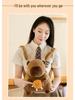 Capybara Plush Doll Cartoon Children's Backpack and Shoulder Bag