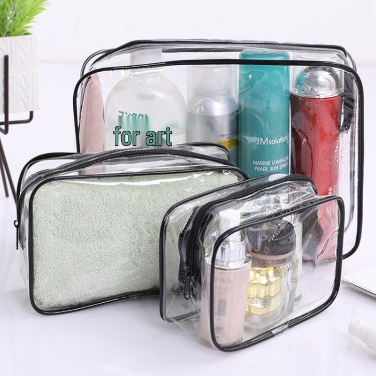 Waterproof Outdoor PVC Travel Makeup Bag with Zipper
