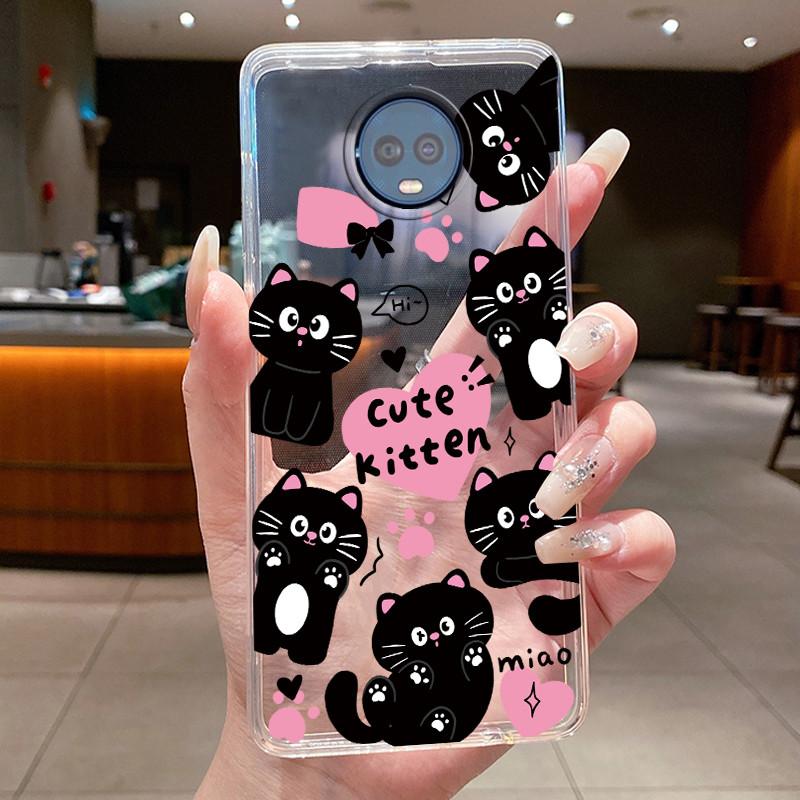 For Motorola Moto G6 Plus Case Clear Luxury Fashion Butterfly Flowers Soft Silicone Phone Cover for Motorola G6 Plus G6+ Casing