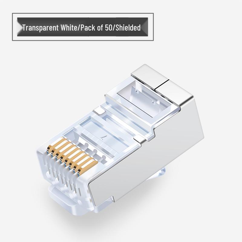 Cat 6A/5E Geschirmter RJ45 Gigabit-Netzwerkkabel-Stecker für Breitband und Telefon