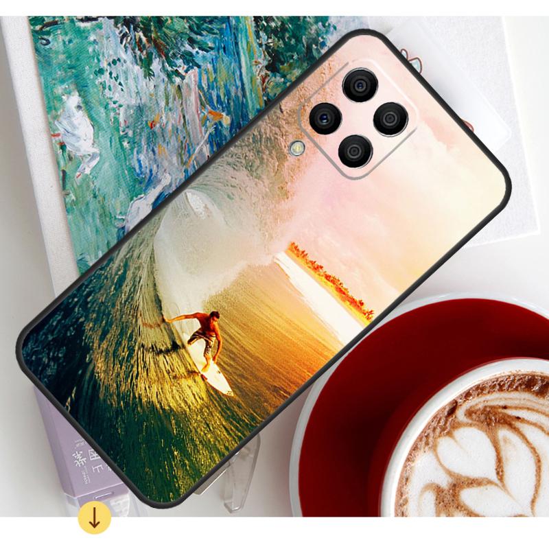 California Surfing Waves Case For Samsung Galaxy M54 M23 M20 M32 M52 M56 M16 M36 M34 M14 M35 M55 M15 M11 M31 M13 M53