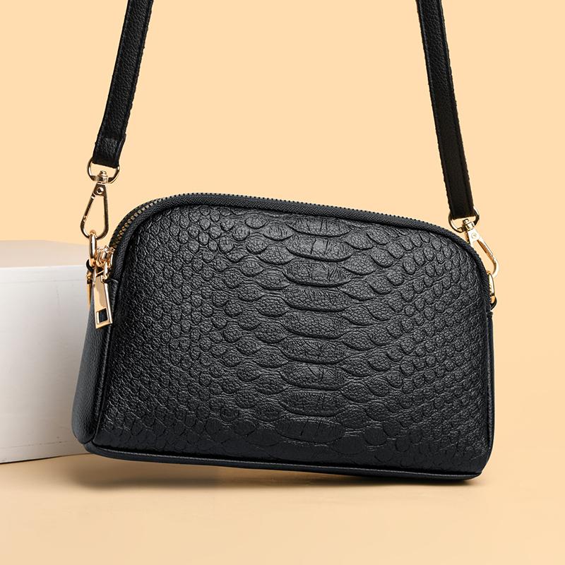 Small Crossbody Bag for Women Standard Crocodile Pattern Designer Shoulder Bag High-quality Women's Leather PU Messenger Bag