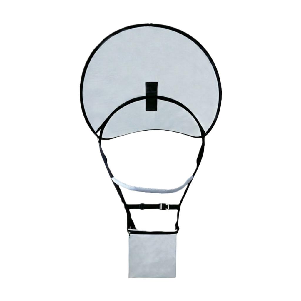 Tragbares, verstellbares Haarschneide-Regenschirm-Cape mit flexiblem Hals- und Schulterdesign für den Heim- und Salongebrauch