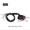 7/8 Inch Handlebar Mount Switch Start Stop Kill Function On Off Switch Button  For Motorcycle ATV