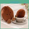 Cute Coffee Bean Stuffed Animal Plush Doll Cozy Decorative Figure For Girls Gifts
