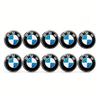 11/14MM 3D Badges Car Key Shell Stickers Remote Control Logo Decal For BMW Performance M1 M2 F32 F30 F20 E90 F30 F87 E46 E60 E87 WHAQY1 