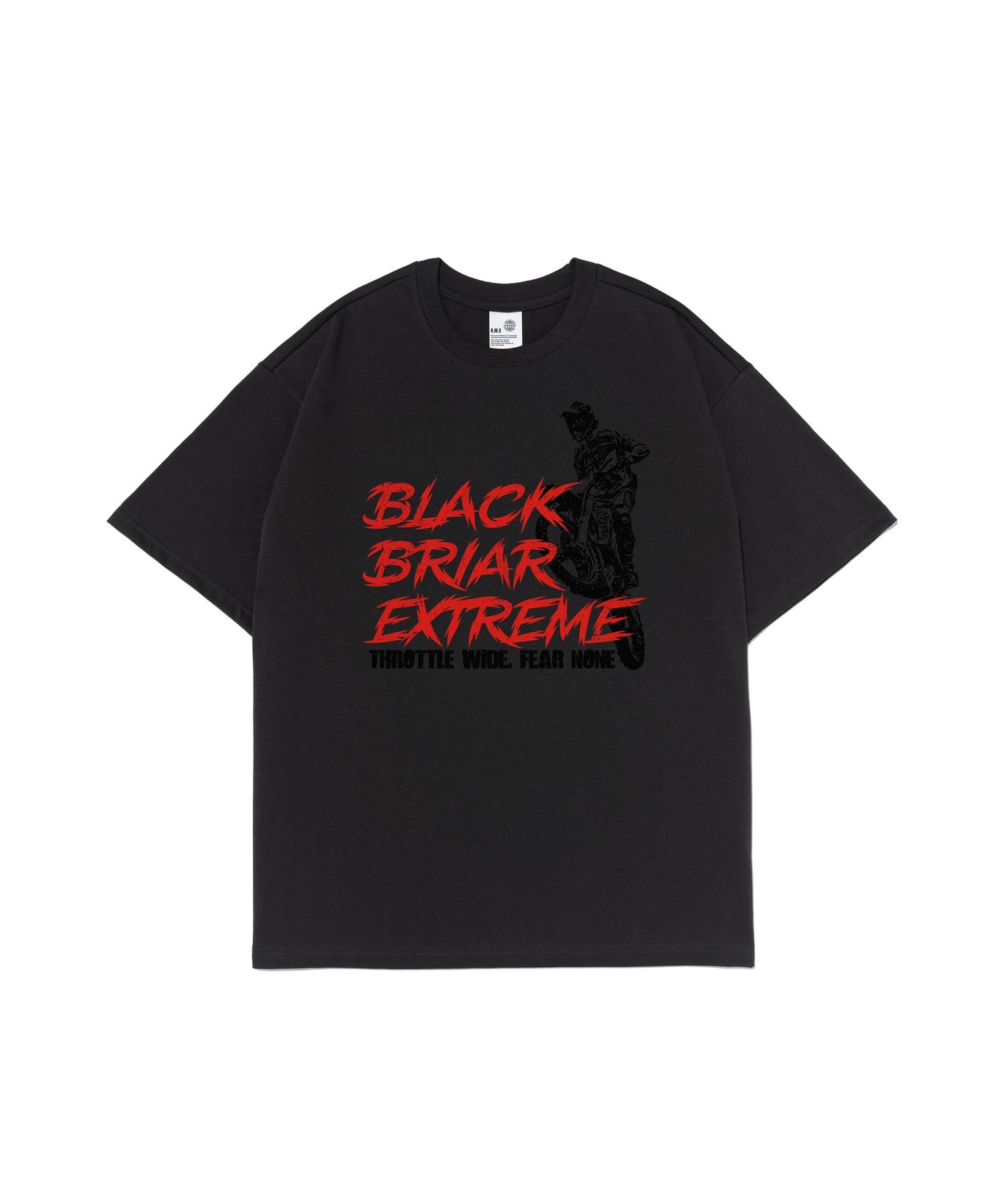 Black Briar Bb Bike Riding T-Shirt (Charcoal) M