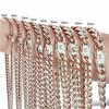 6-18mm Heavy Women Mens Miami Cuban Link Chain Silvery Stainless Steel Necklace