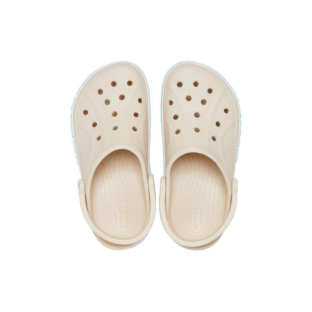 Crocs Eva Beiya Non-Slip Wear-Resistant Clogs Unisex Footwear Off-White 205089-1LI