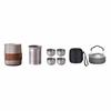 Portable Travel Tea Set with Infuser Lightweight for Road Trips, Camping