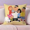 Funda de Almohada Bobs Burgers de Anime Funda de Almohada Tela Ultra Suave Amigable con la Piel Comodidad tipo Nube y Cremallera Oculta