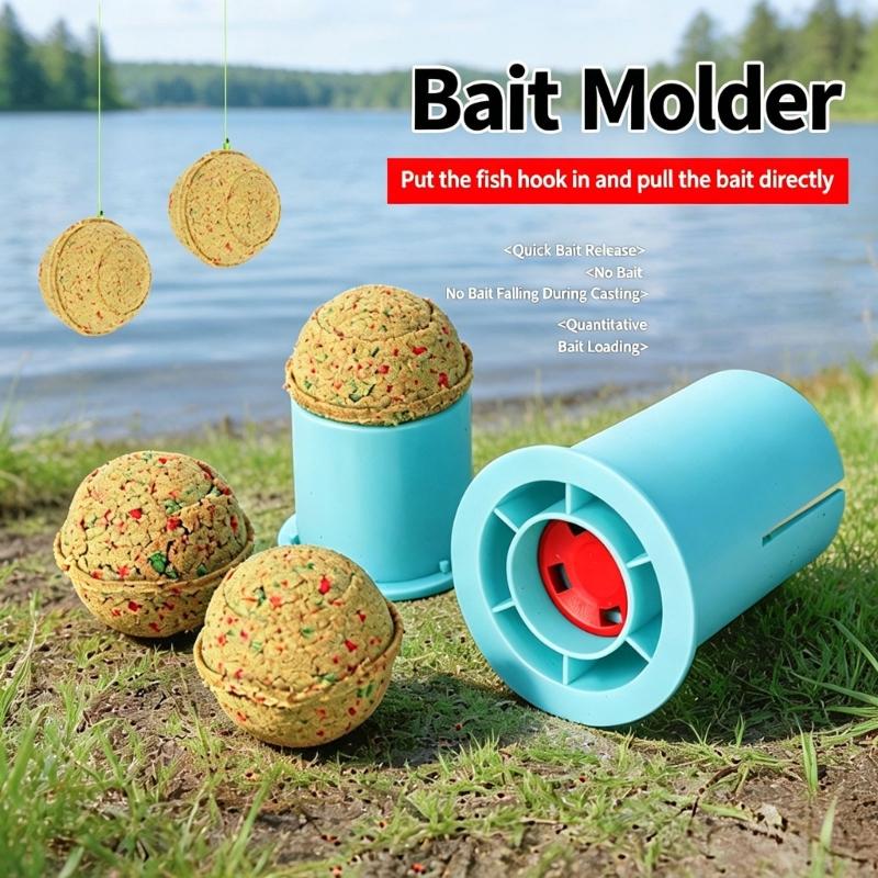 Fishing Baits Molds Maker Fishing Baits Shaper Baits Molds Tool Easy Fishing Baits Shaping Molds for Lake River Angling
