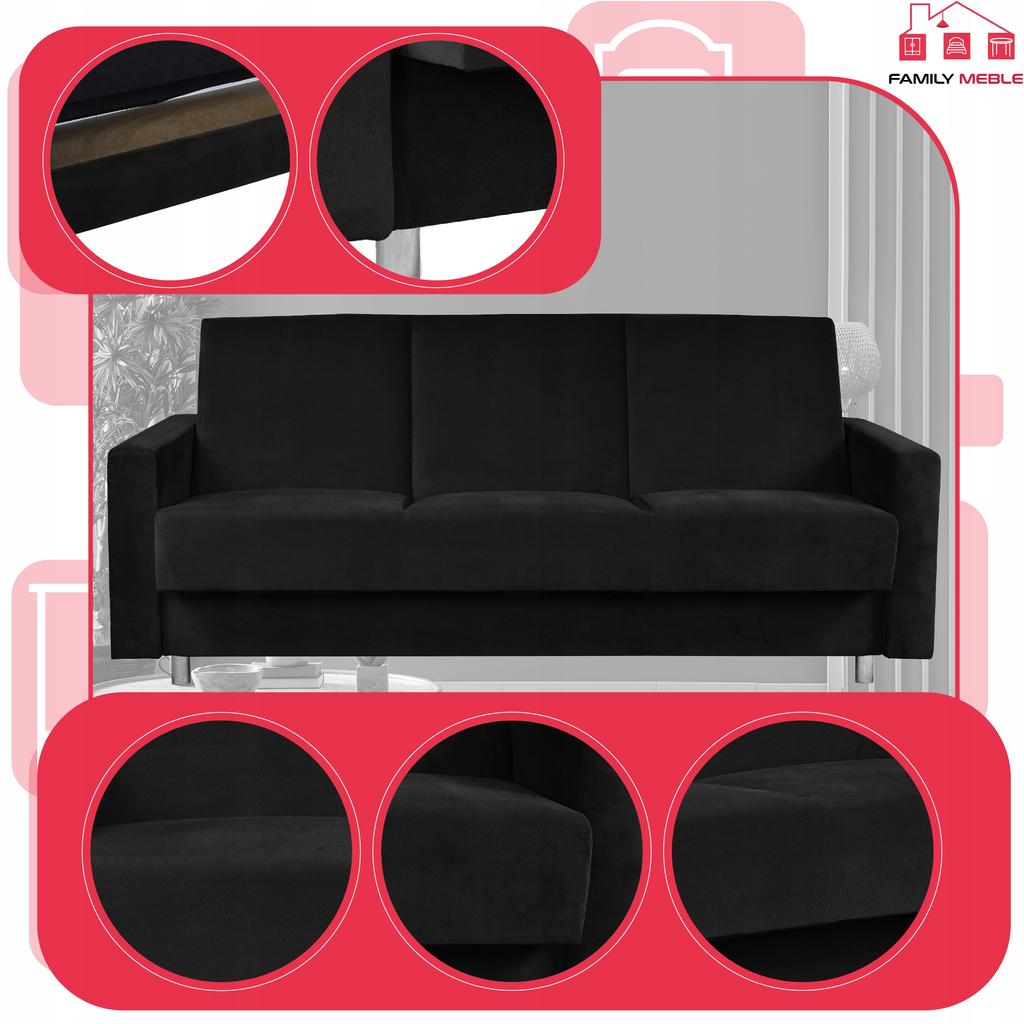 Sofa Sofa Alicja Sofa Bed Bonell Bed Family Furniture Velvet