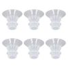 6pcs Flange Inserts Hands Free Bust Pump Wearable Portable Spectra 24mm Shields Flanges 15mm / 0.6in