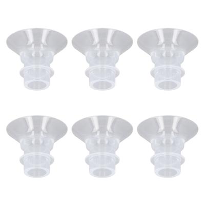 6 piezas de Inserciones de Brida Bomba de Senos Manos Libres Portátil para Llevar Escudos Spectra 24mm Bridas 15mm / 0.6in