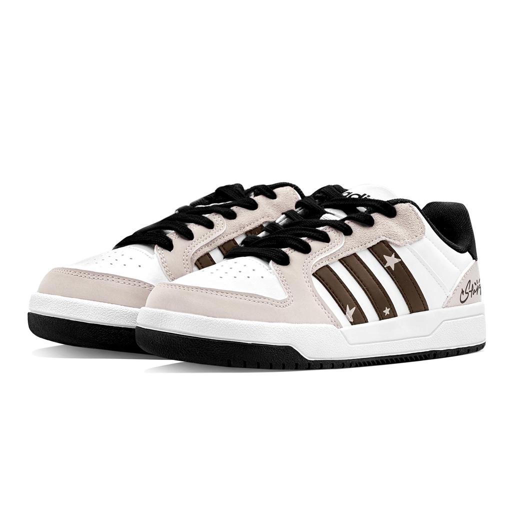 Adidas ENTRAP Milk Coffee Star Trail, Vintage Versatile, Street Style Abrasion Resistant Slip Resistant Low top JQ3923(Team1655-S-BOX)