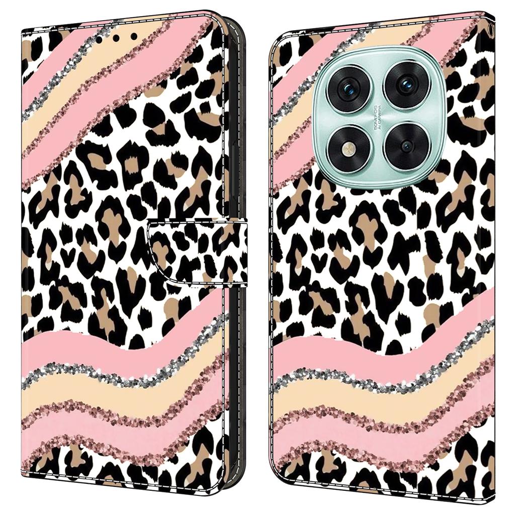 Etui dla Xiaomi Redmi Note 14 Pro 4G Portfel Stojak Wzór Drukowany Skóra PU Klapka Pokrowiec na Telefon