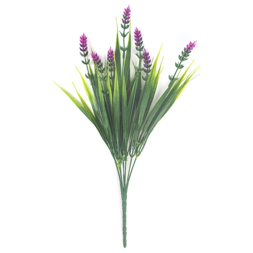 Künstlicher Lavendel Kunstblume Grüne Pflanze Heimdekoration Affengras Künstliches Frühlingsgras Lavendelpflanze Blume