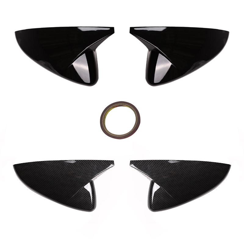 Für Mazda3 Mazda 3 Axela Kohlefaser Auto Rückspiegel Abdeckungen Shell Rückspiegel Rand Guards