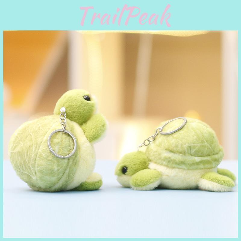 Plush Turtle Vegetable Toy Keychain Animal Stuffed Doll Pendant Decorations