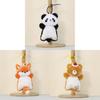 Plush Animal Keychain Panda And Bunny Toys For Bag Decor And Collectors