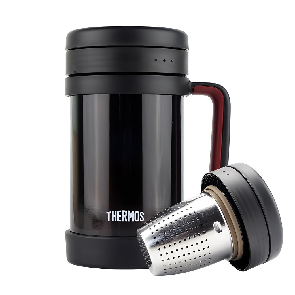 Kitchen High Vacuum Stainless Steel Business Insulated Cup with Tea Strainer Office Tea Brewing Cup TCMF-501 500ML