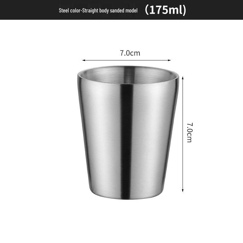 Shengjia 201 Stainless Steel Double-Wall Beverage Cups