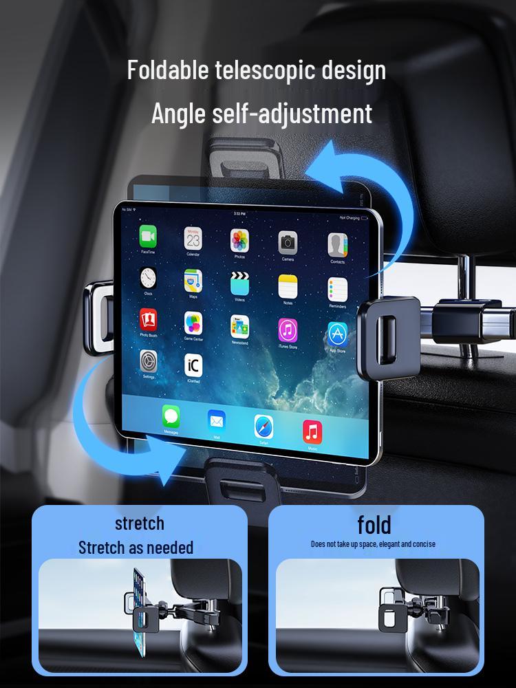 Adjustable Car Rear Seat Tablet & Phone Holder