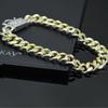 High-end Metal Two-color Silver Bracelet Men's Jewelry Men's Accessories