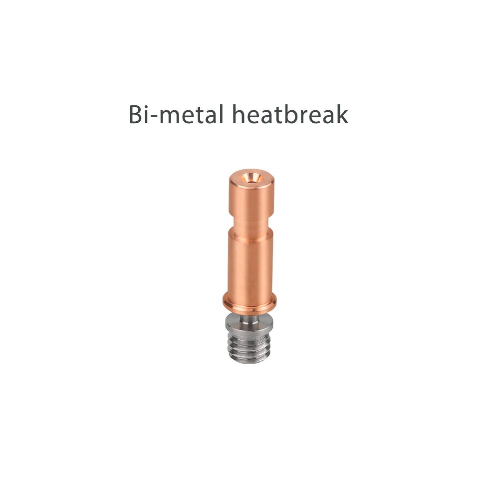 For Anycubic Kobra S1 Hotend Metal Upgrade Without Ptfe 0.4 0.6 0.2 0.8 Hot End Bi Metal Heatbreak Nozzle Kobra S1 Accessories
