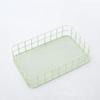 Nordic Iron Storage Basket Cosmetics Sundries Book Storage Box Office Desktop Organizer