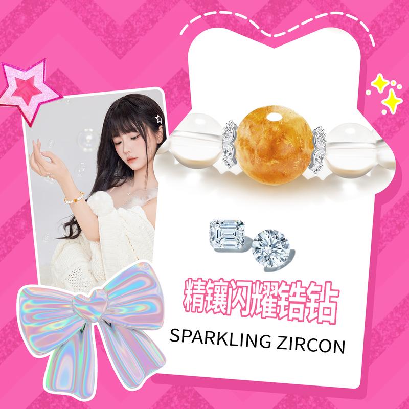 Barbie Lucky beads, gentle Chinese style beads, lucky energy blessing, simple and versatile temperament, amethyst bracelet, women's style Ba2505218
